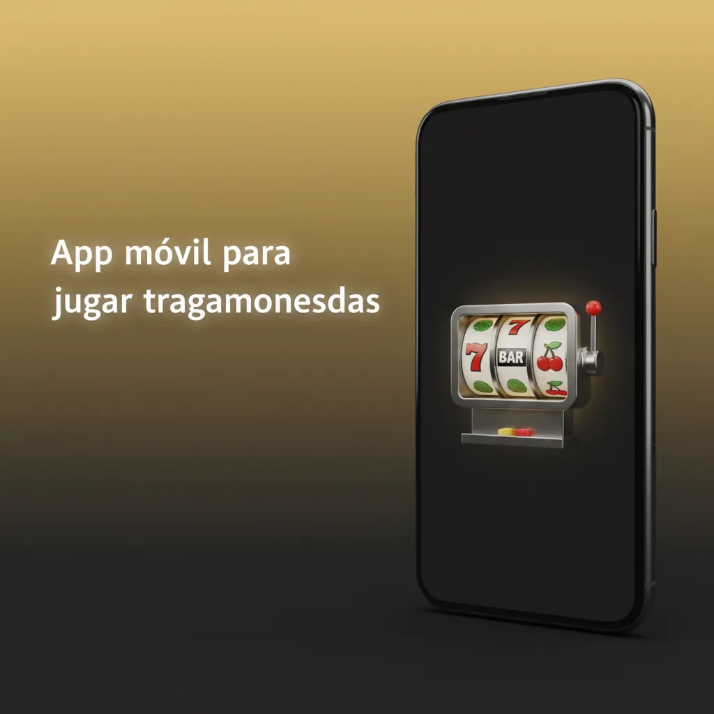 Smartphone con app de casino: Tragamonedas con filtros por proveedor/tema, slot en juego y menú inferior.