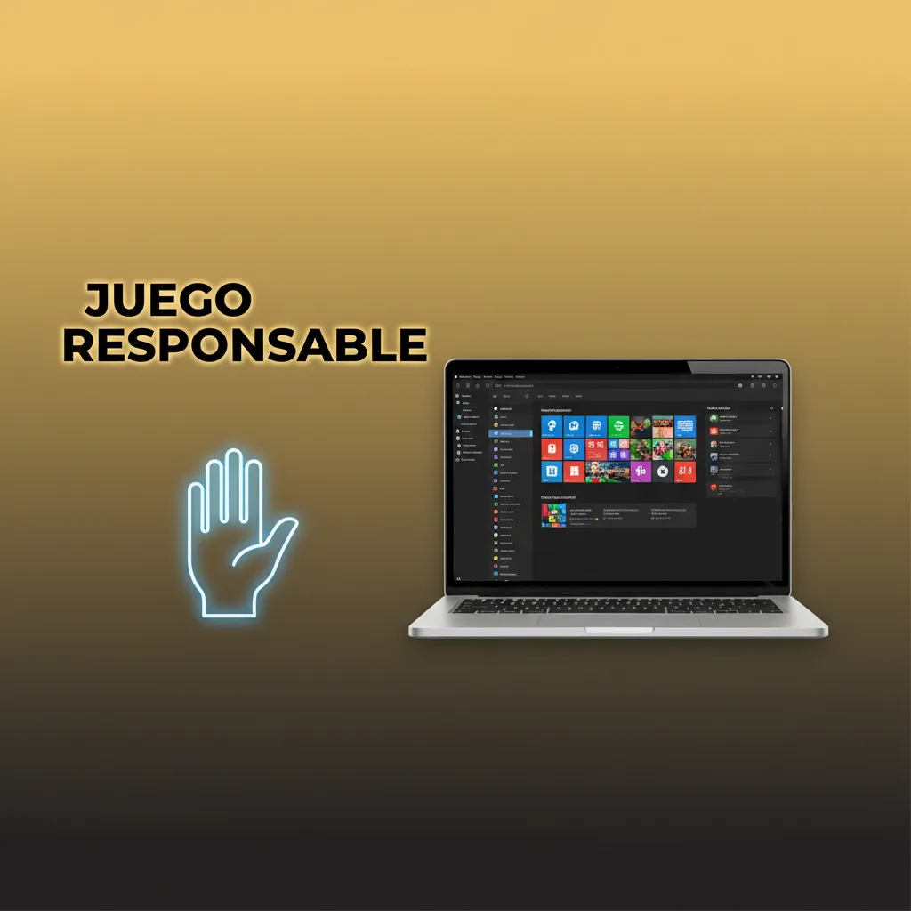 Banner de juego responsable: cuidá tu juego; límites y pausas, no persigas pérdidas, credenciales seguras, +18, soporte.