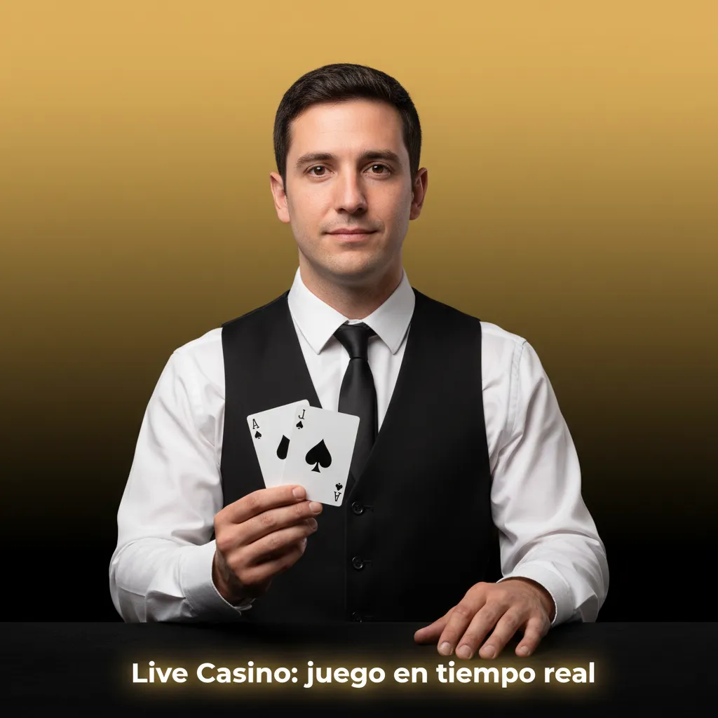 Live Casino con crupieres reales por streaming: ruleta, blackjack, baccarat, poker y game shows en vivo 24/7.