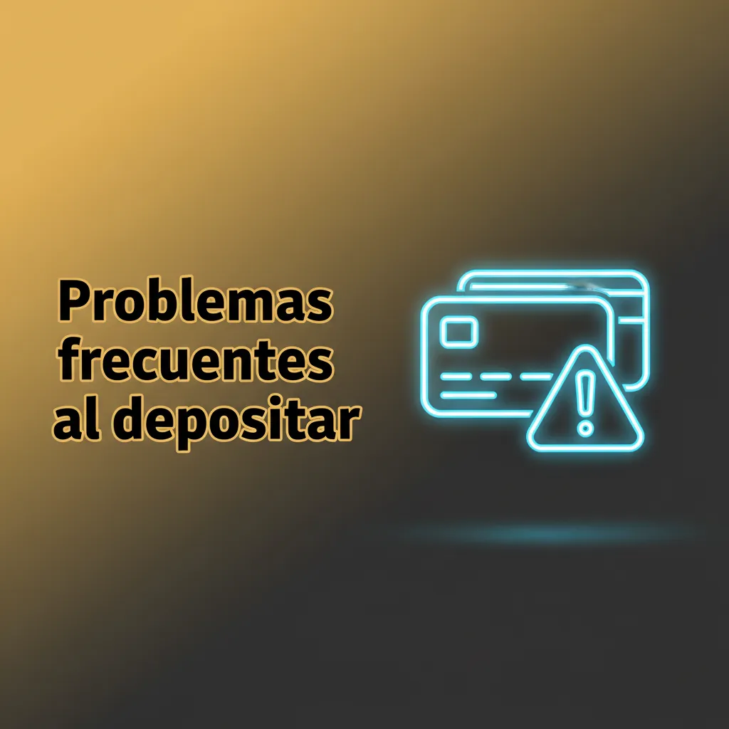 Lista de problemas al depositar: rechazo bancario, límite superado, demora, datos erróneos y verificación KYC.