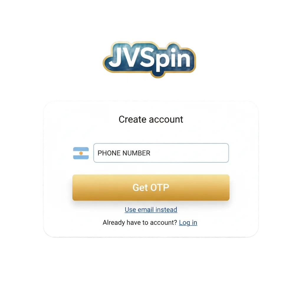 Página de registro de JVSpin en Argentina: juego y apuestas; bono 1500 EUR + 150 giros, depósitos y retiros seguros