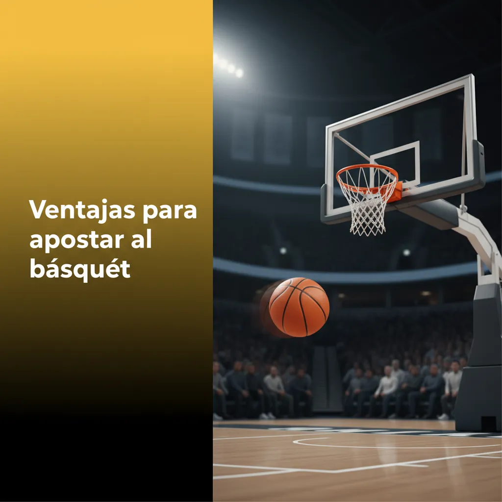Gráfico con ventajas para apostar al básquet: mercados variados, cuotas decimales, en vivo, cash out, ARS y soporte.