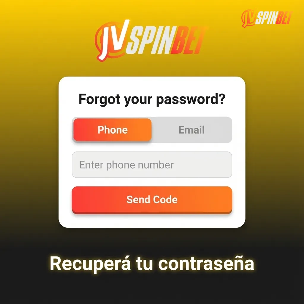 Pantalla de recuperación de contraseña con pasos: solicitar enlace/código por email o SMS y crear nueva clave.