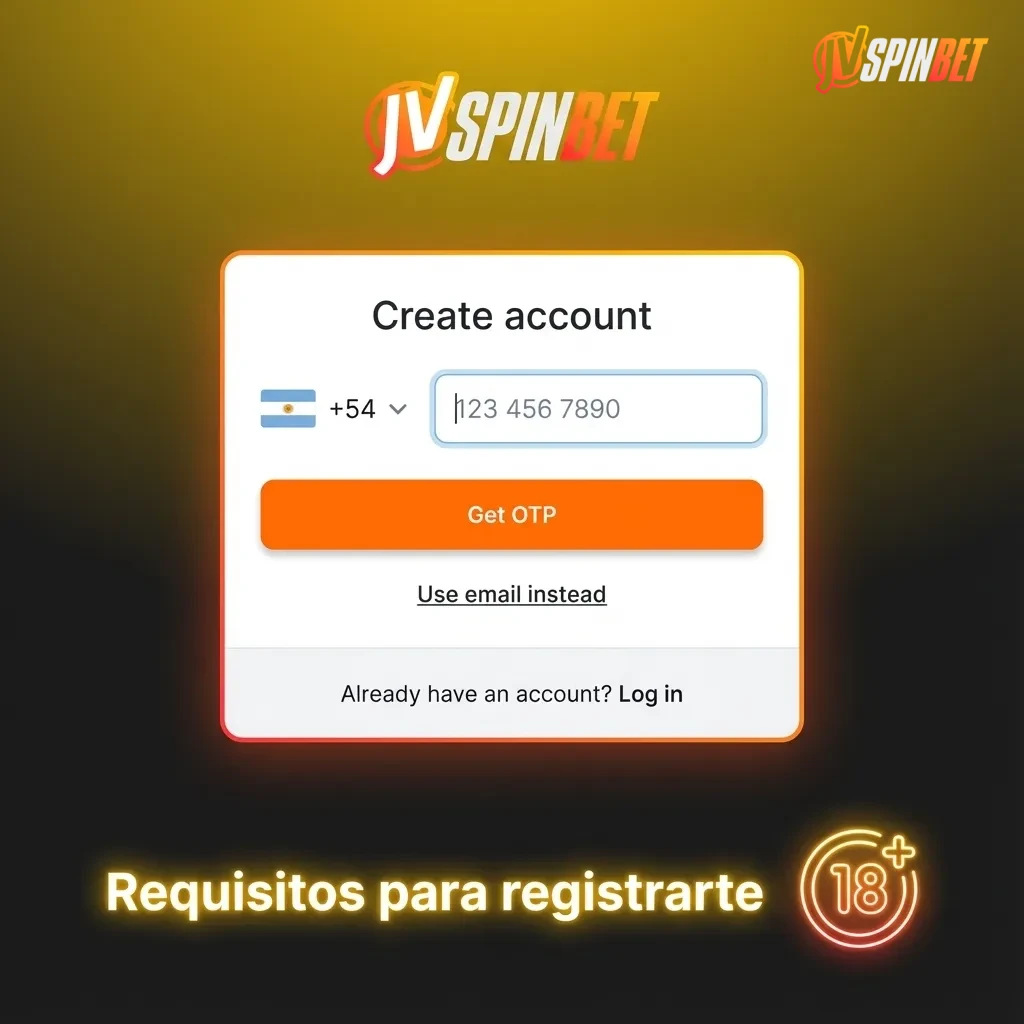 Requisitos de registro: 18+, datos reales, pago propio, verificación KYC, una sola cuenta, sin VPN o proxies, en Argentina.