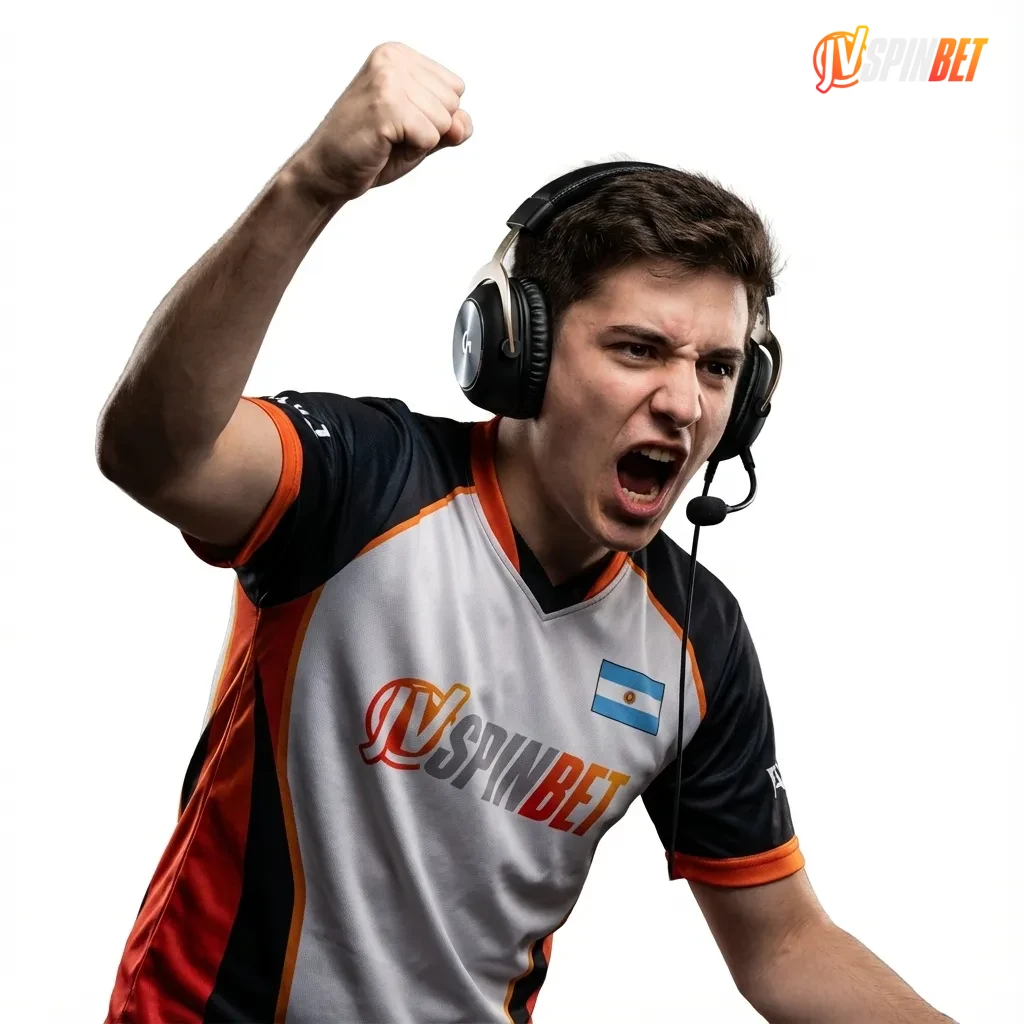 Banner de JVSpin: apuestas de eSports en Argentina, bonos hasta 1500 EUR + 150 giros, cuotas altas y apuestas en vivo.