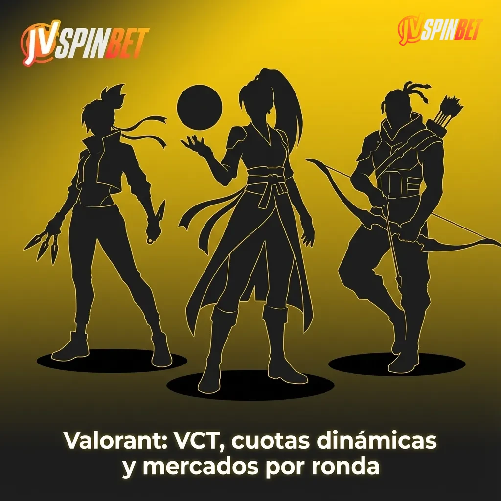 Apuestas de Valorant VCT con cuotas dinámicas y mercados por ronda, pre y en vivo; Champions, Masters y Américas