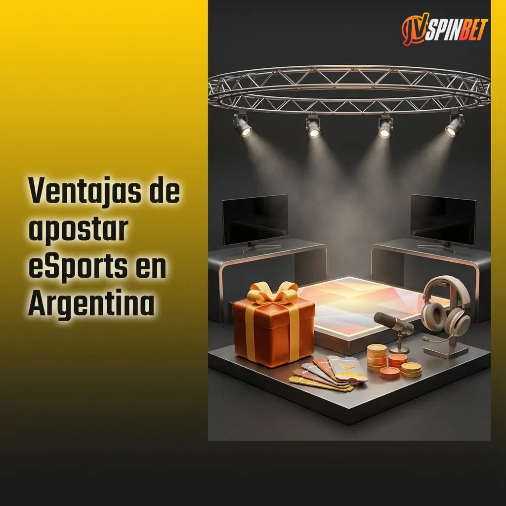 Infografía eSports Argentina: cuotas competitivas, app móvil, pagos en ARS (Mercado Pago), soporte 24/7 y apuestas en vivo.