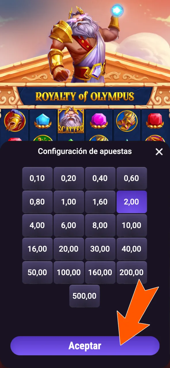 Ingresá el monto y confirmá para jugar en JVSpin.