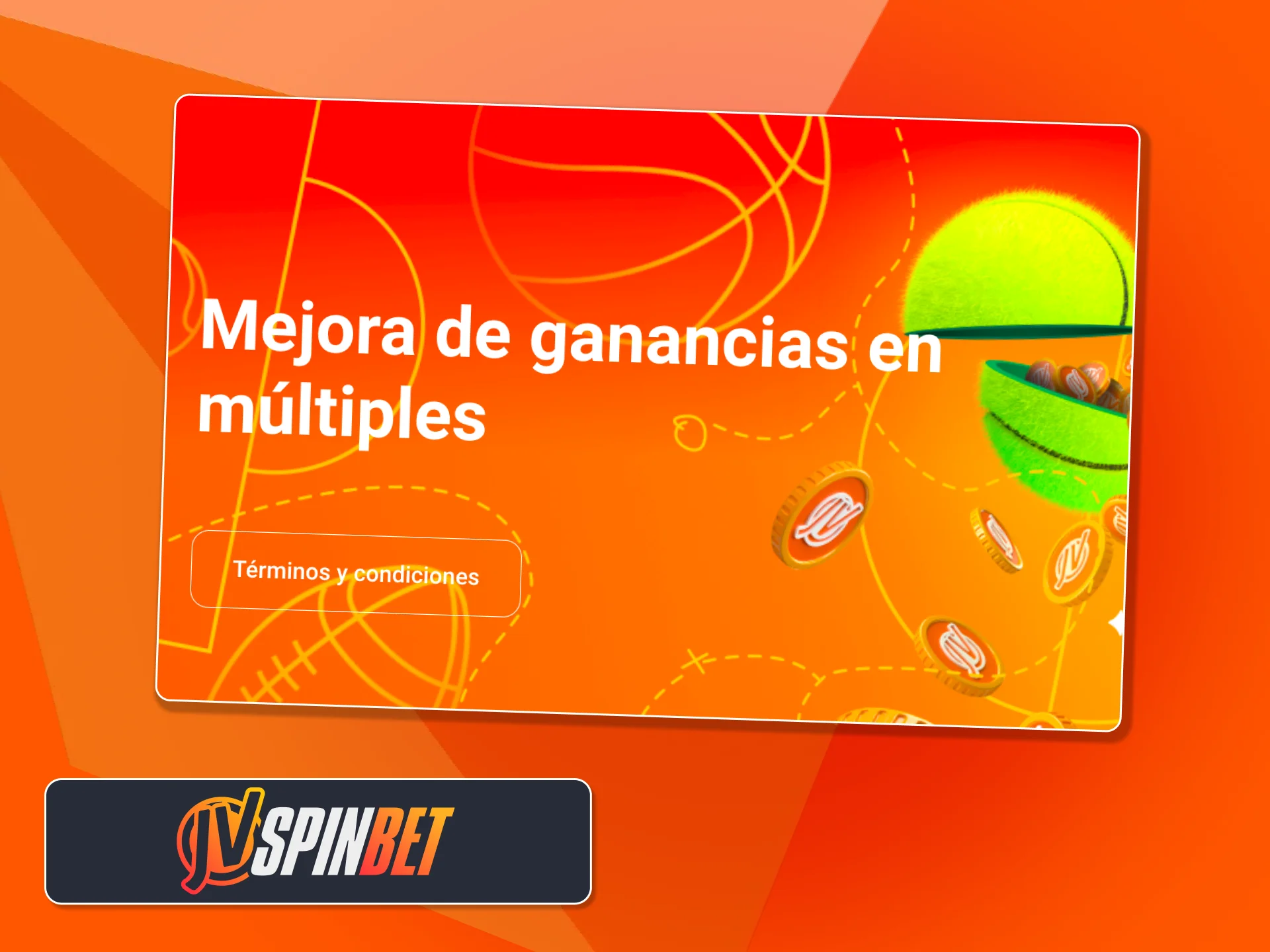 Mejorá tus ganancias en JVSpin con combinadas y pago aumentado.