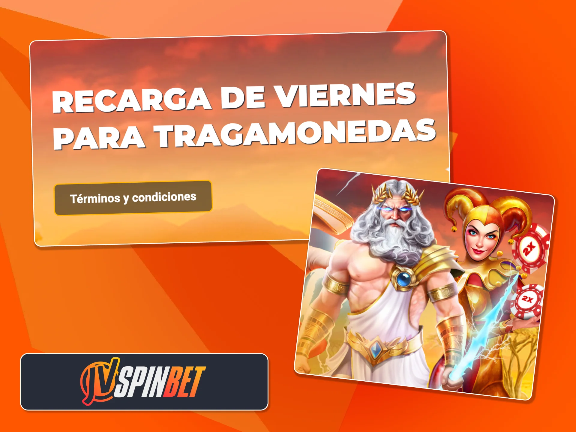 Activá la recarga de viernes en JVSpin y jugá tragamonedas con crédito extra y giros.
