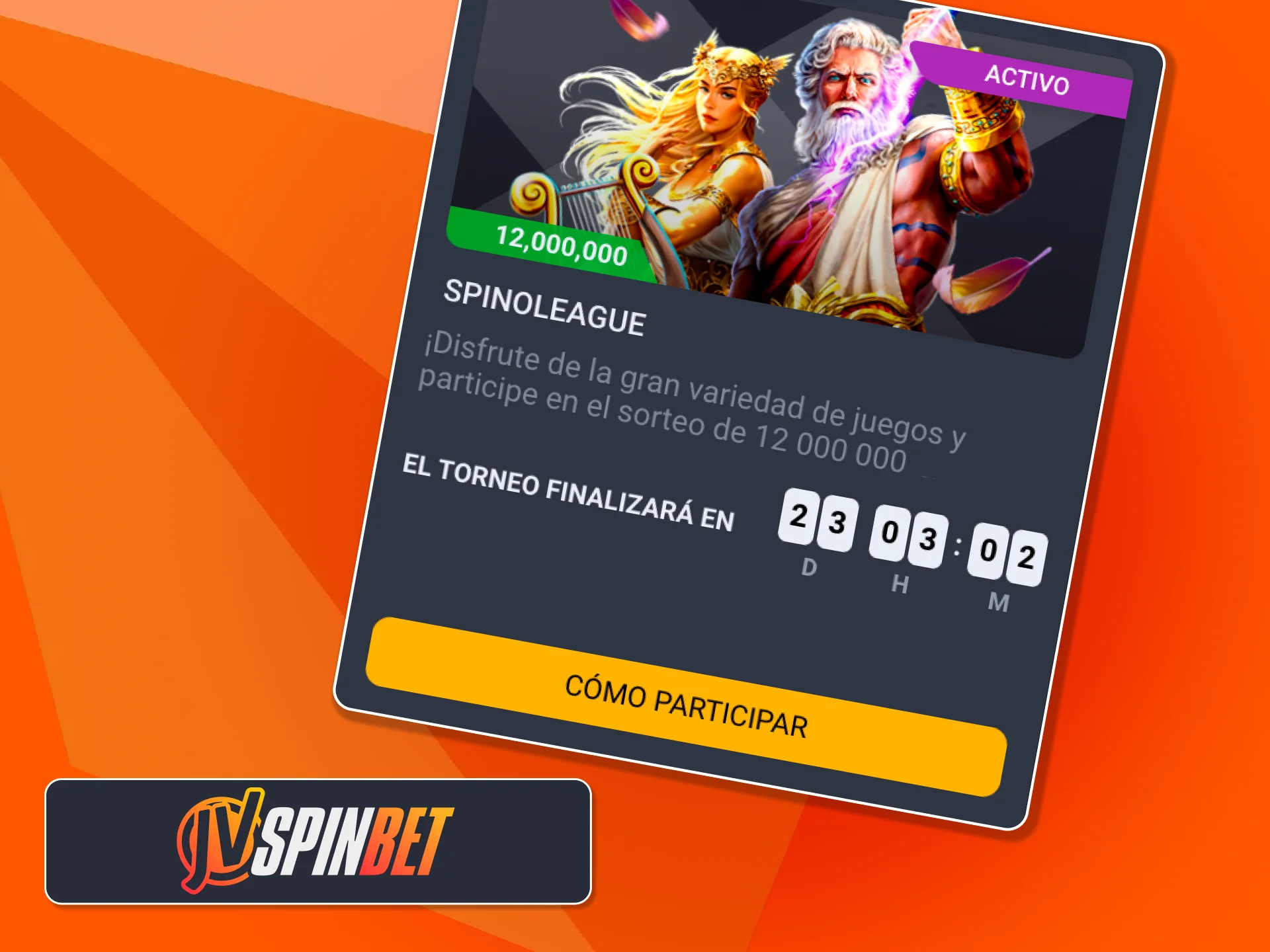 Unite a los torneos de tragamonedas en JVSpin y competí por premios en efectivo.