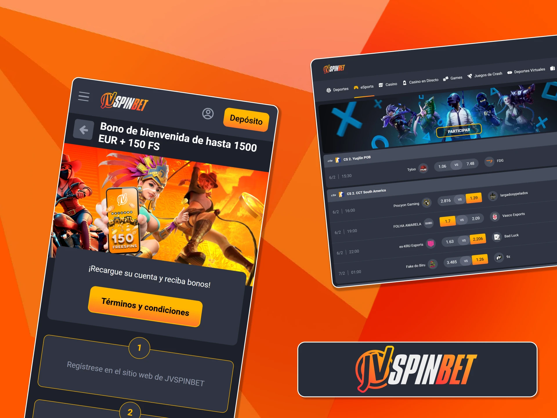 Aprovecha el bono de bienvenida para potenciar tus apuestas de eSports en JVSpin.