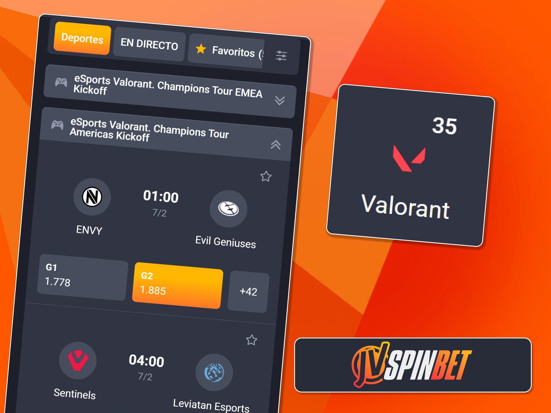 Apuesta en el Valorant Champions Tour y otros eventos internacionales disponibles en JVSpin.