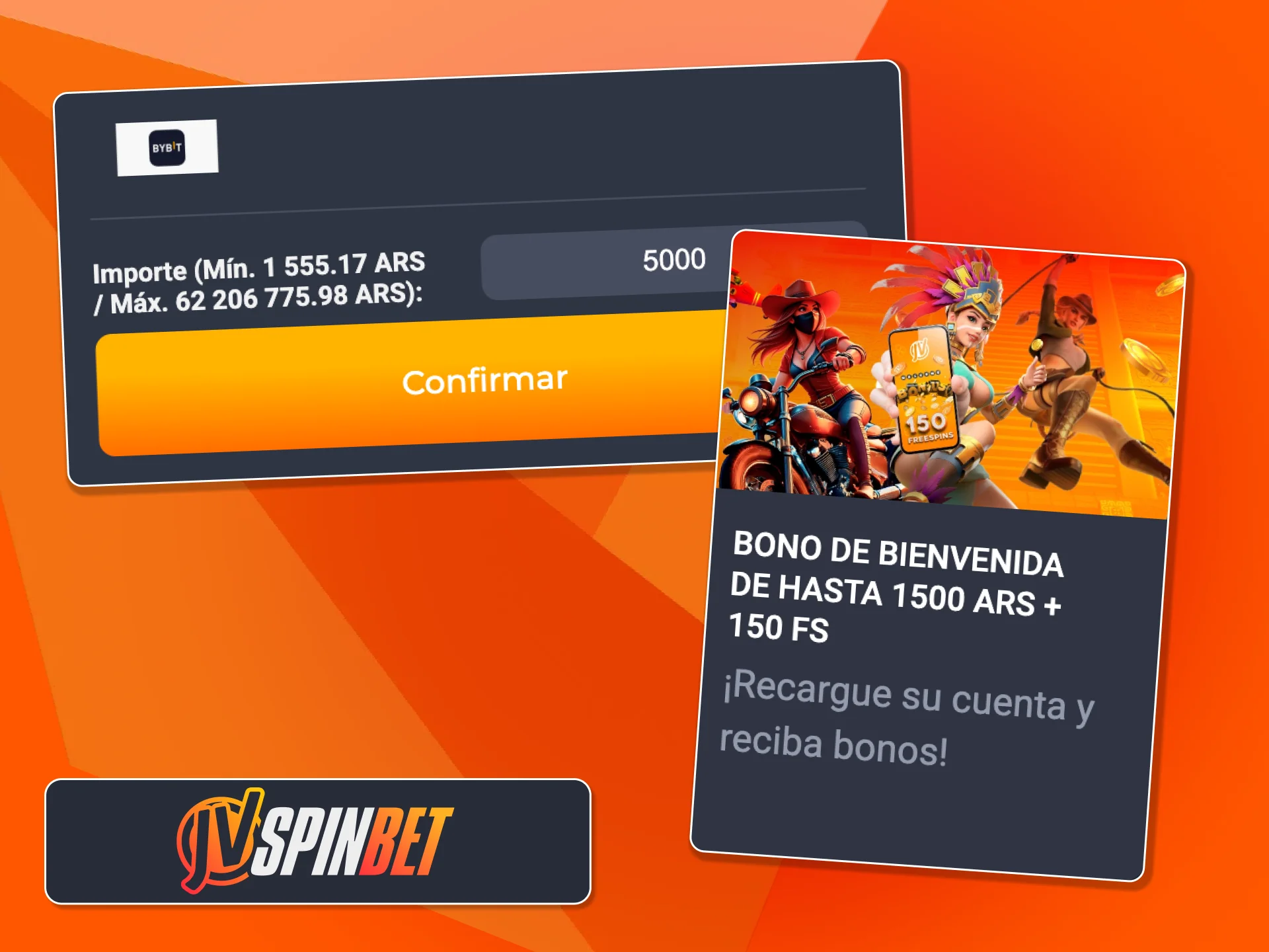 Activá el bono por primer depósito y jugá en JVSpin.