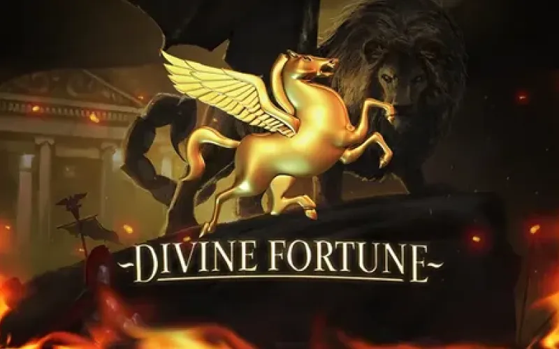 Jugá Divine Fortune en JVSpin con giros llenos de emoción.