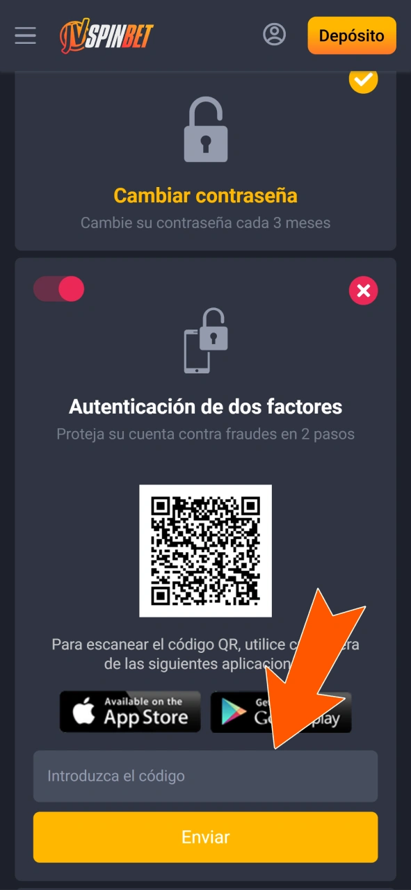 Inicia sesión y protege tu cuenta utilizando la autenticación de dos factores en JVSpin.