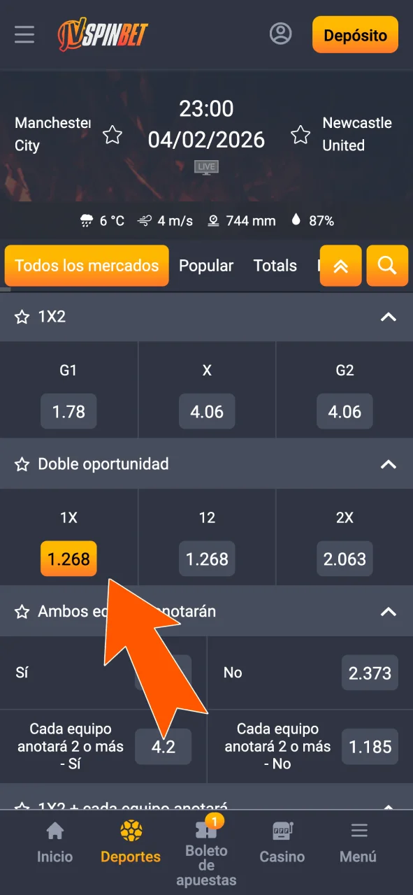 Elegí cuotas en JVSpin de forma rápida y simple.