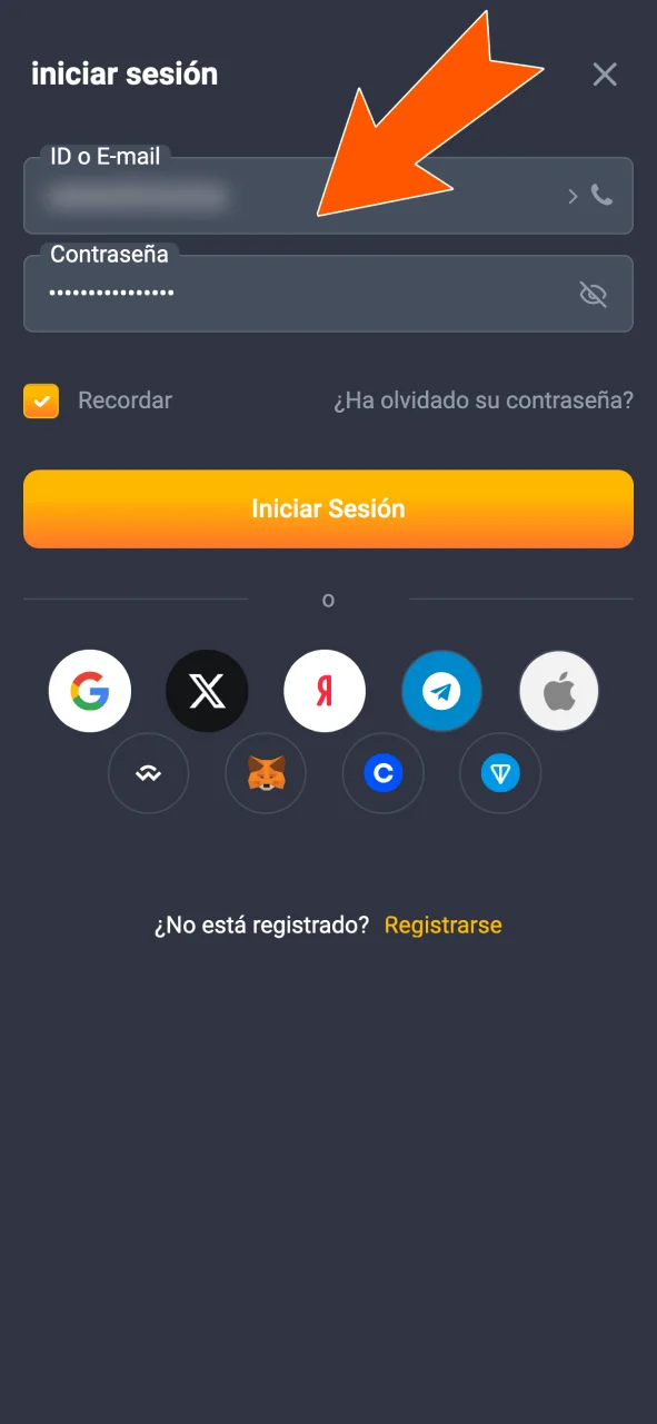 Ingresá email y clave en JVSpin para acceder a tu cuenta.