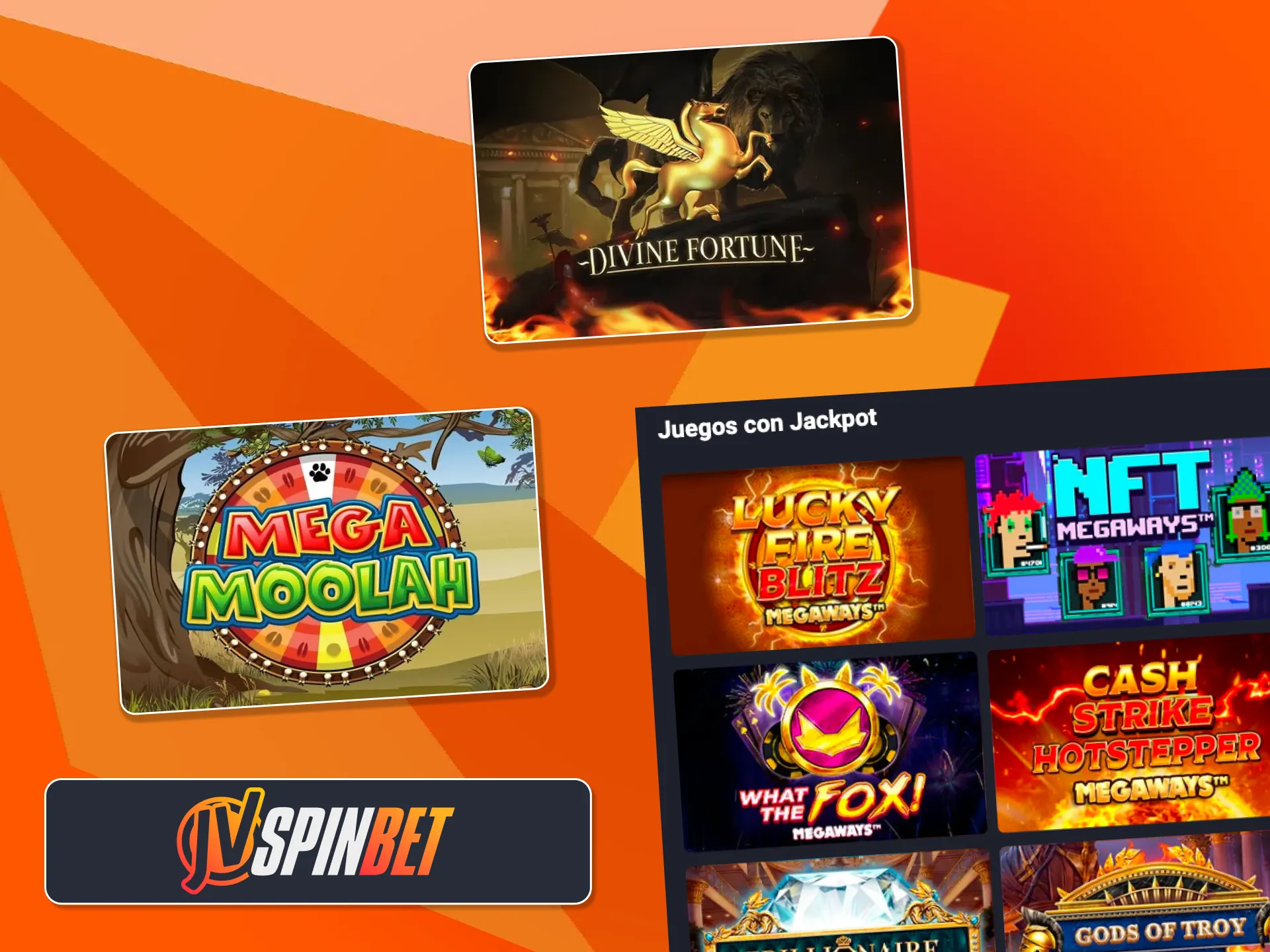 Jugá Jackpots en JVSpin con pozos fijos y progresivos.