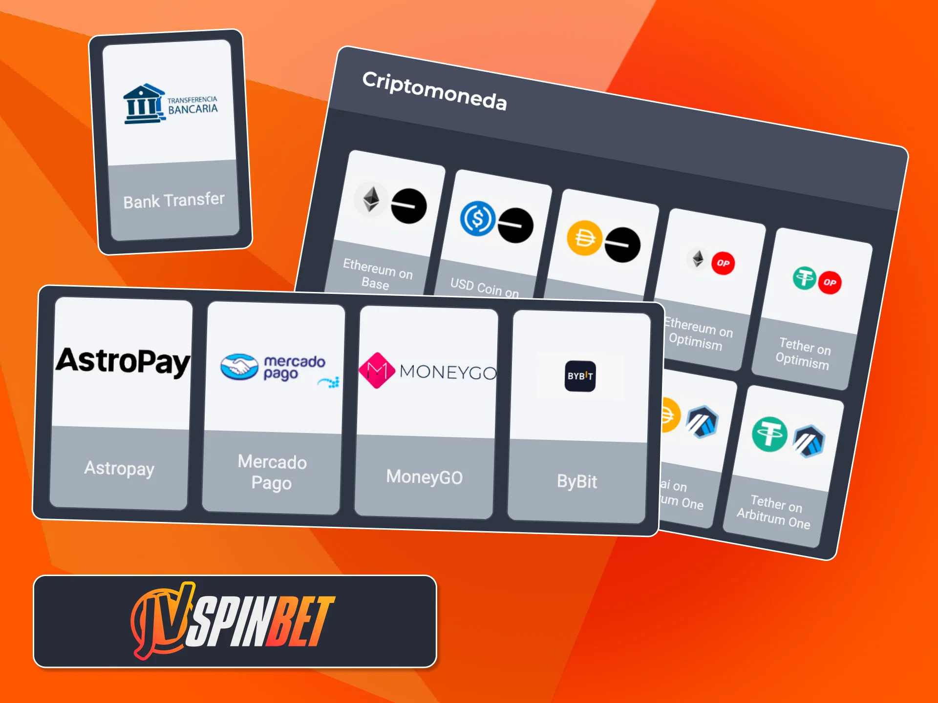 Elegí pagos seguros en JVSpin para recargar y retirar sin problemas.