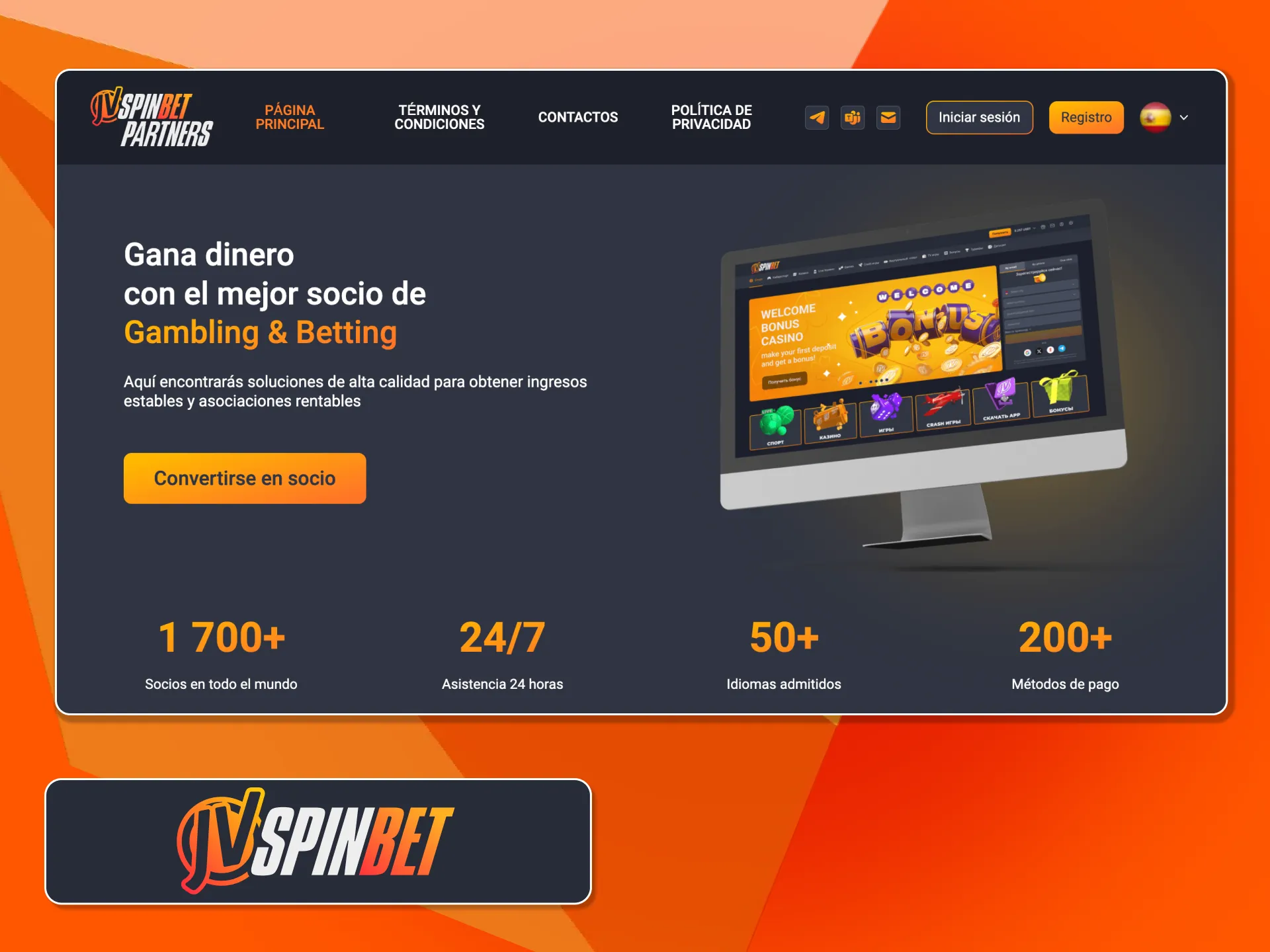 Monetizá tu tráfico de Argentina con el programa de afiliados JVSpin y acuerdos transparentes.