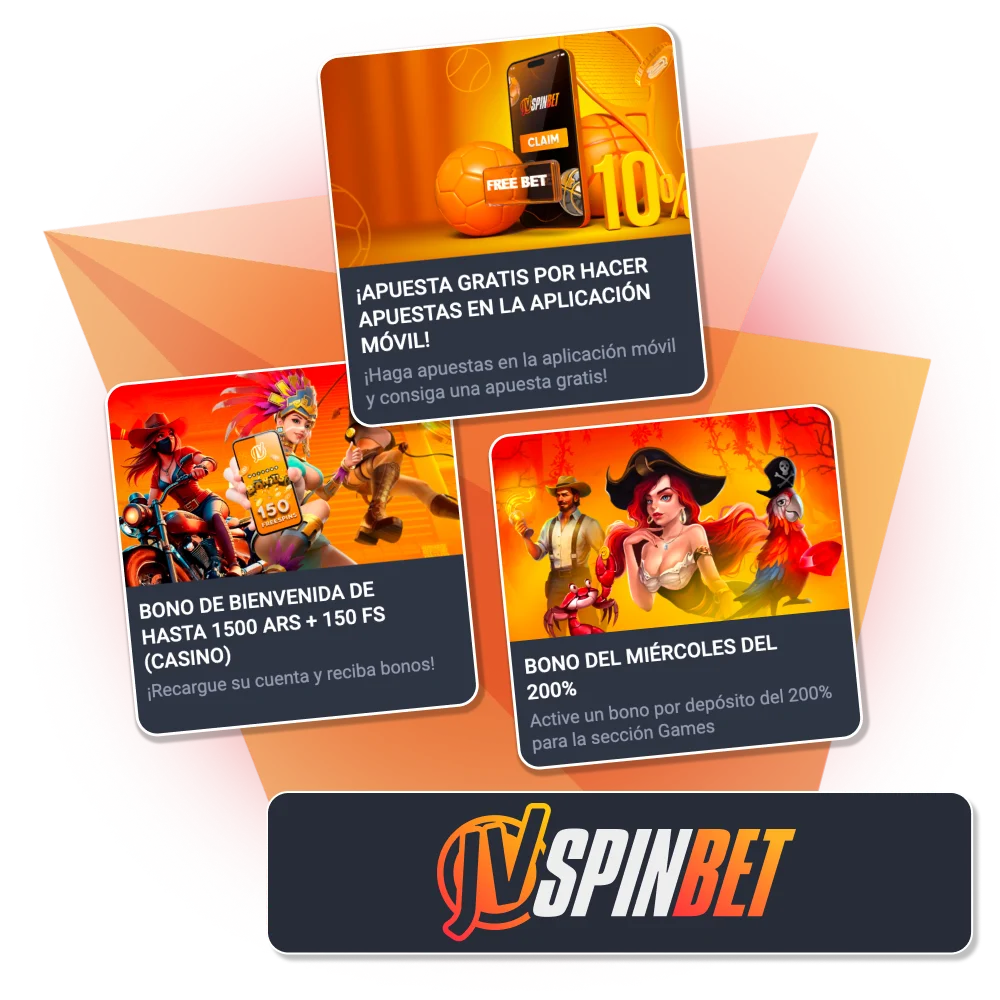 JVSpin ofrece bonos y promociones pensadas para jugadores de Argentina.
