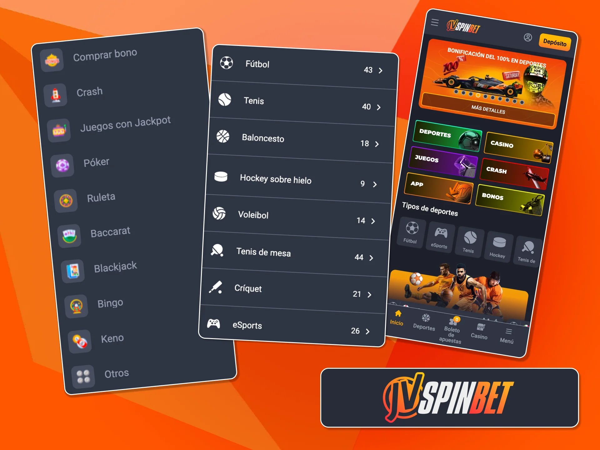 Apostá en eventos deportivos de Argentina y el mundo con JVSpin y su casino online.