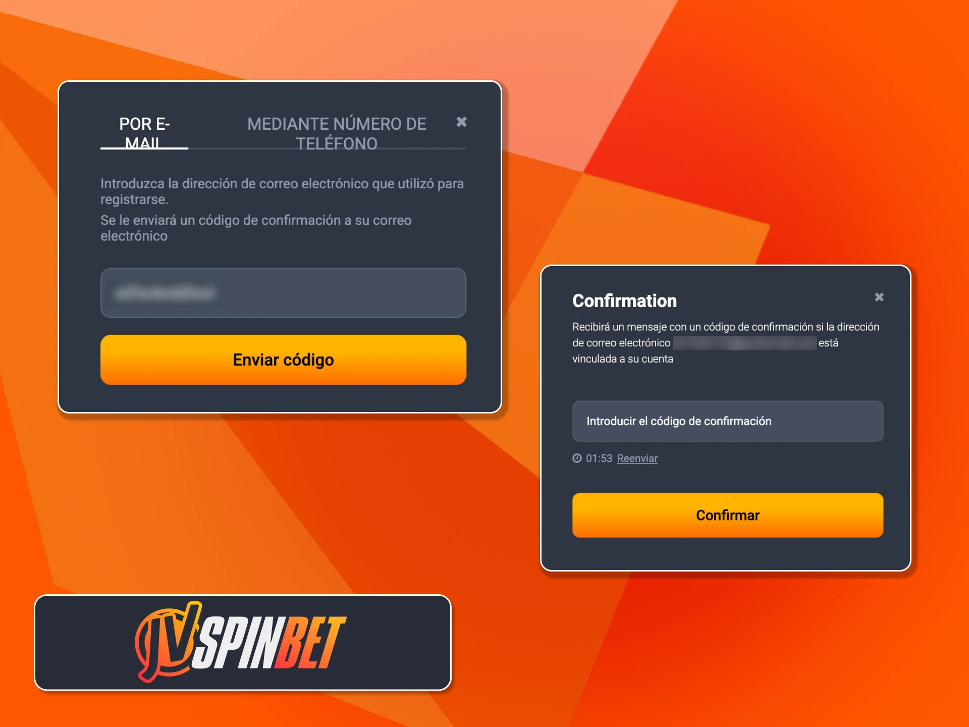 Recuperá tu contraseña y accedé de nuevo a JVSpin.