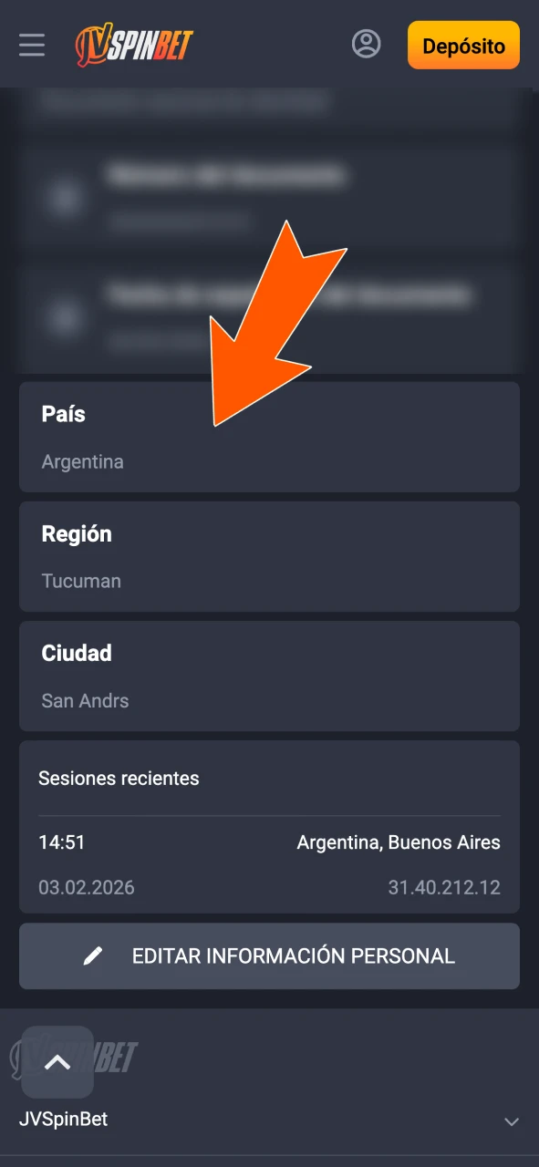Verificá tu domicilio y protegé tu cuenta JVSpin.