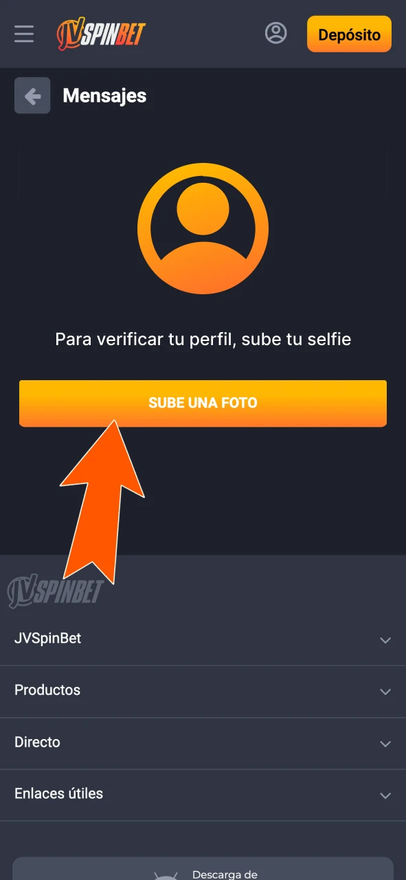 Tomá una selfie o video corto y validá tu identidad en JVSpin.