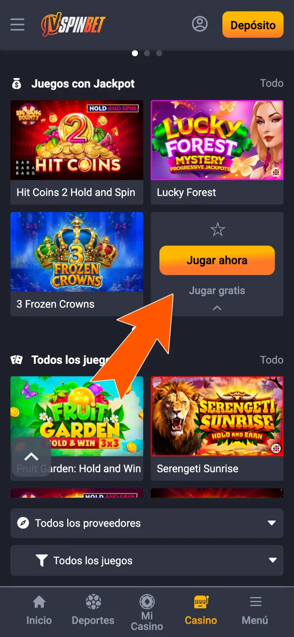 Probá slots en demo o jugá por dinero real en JVSpin.