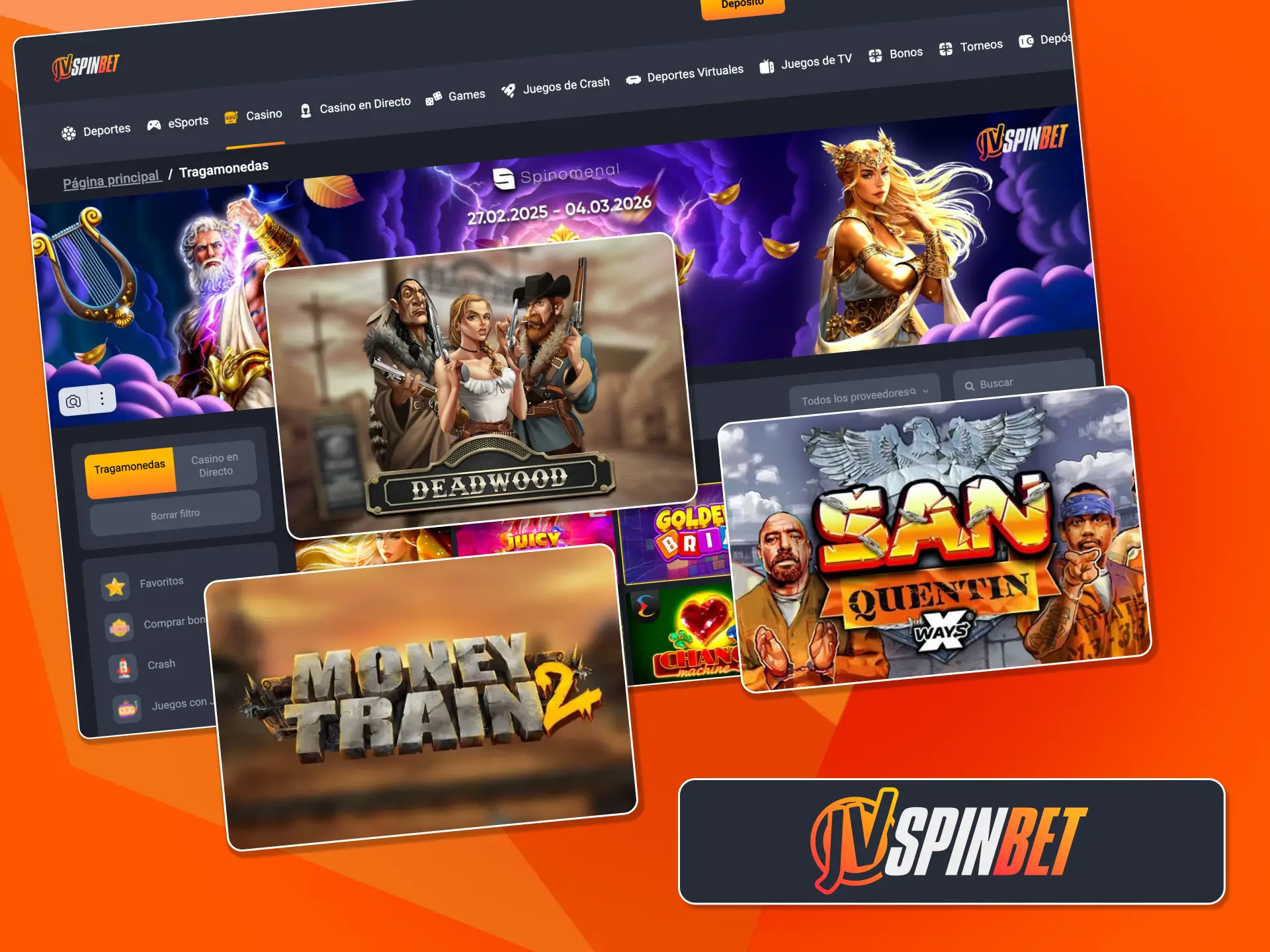 Disfrutá acción inmediata con San Quentin, Wanted Dead or a Wild y Chaos Crew en JVSpin.