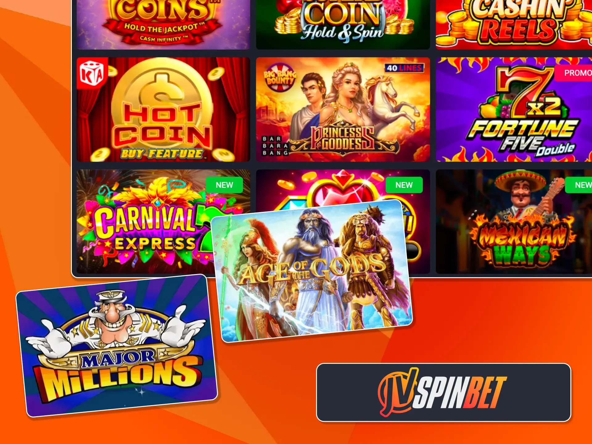 Jugá jackpots progresivos y ganá grandes premios en JVSpin.