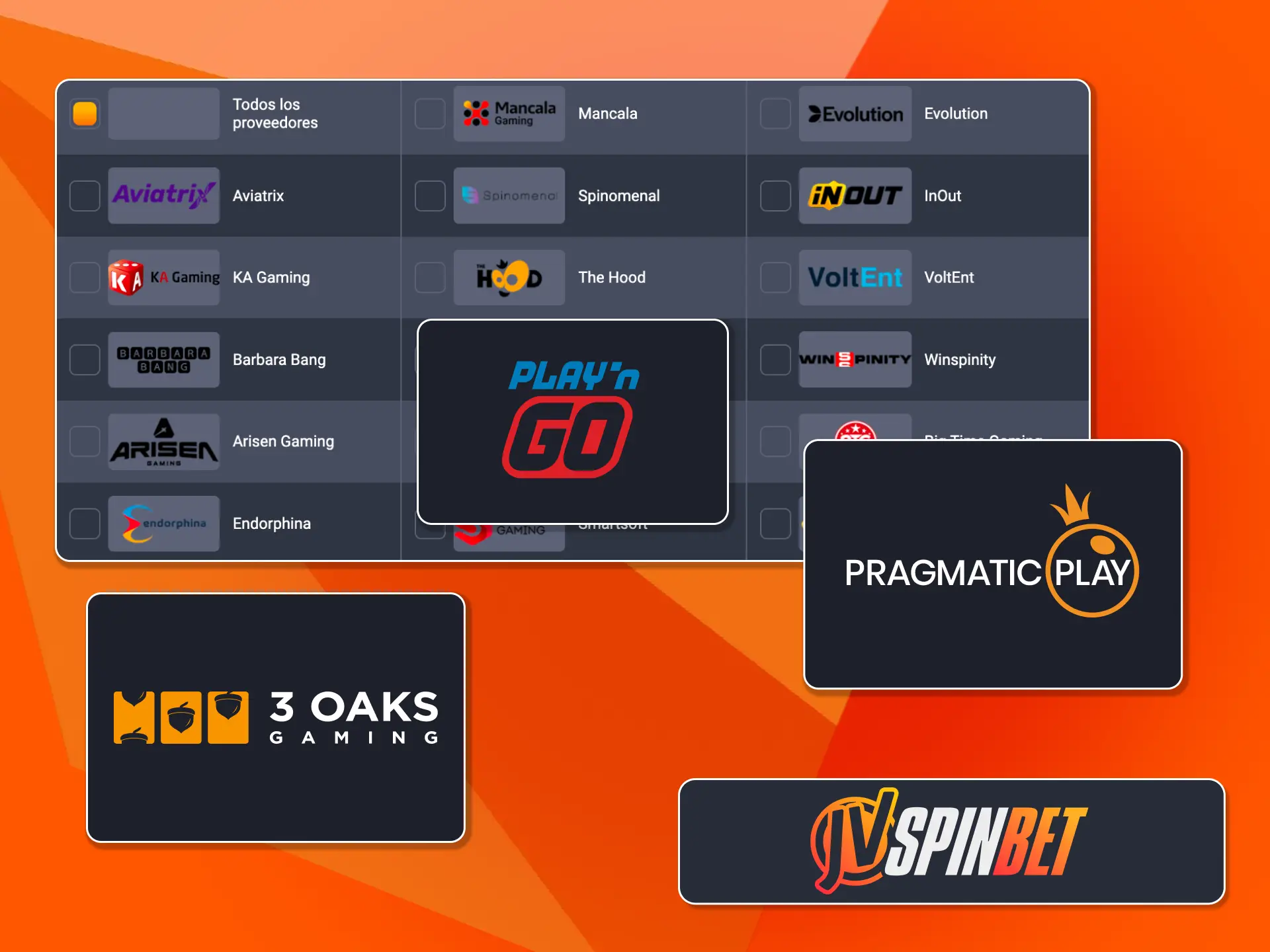 Descubrí los mejores proveedores de slots en JVSpin.